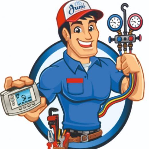 hvac service van technician